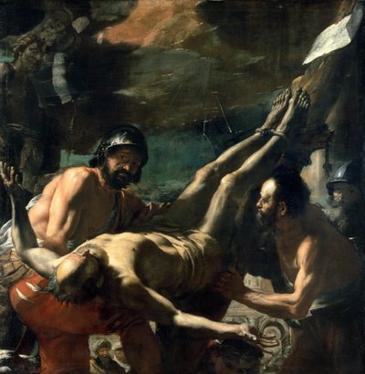 Umučení svatého Petra, kolem 1656-60 od Mattia Preti