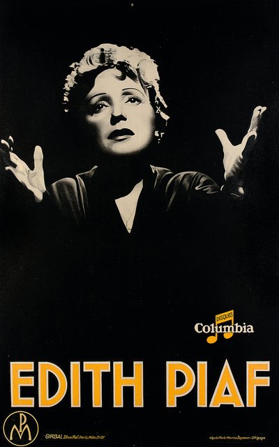 Plakát "Edith Piaf", cca 1920 (litografie) od Maurice (after) Seymour