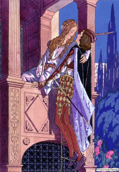 Romeo a Julie, kolem roku 1930 (ilustrace) od Maurice Berty