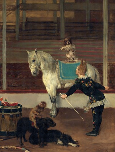 Cirkusoví umělci, 1875 od Maurice Blum