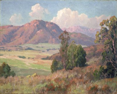 San Diego Hills (olej na plátně) od Maurice Braun