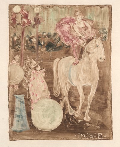 Jezdec bez sedla, c. 1895. od Maurice Brazil Prendergast