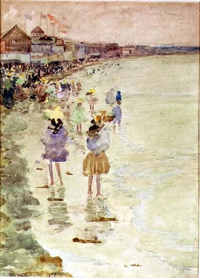 Crescent Beach od Maurice Brazil Prendergast