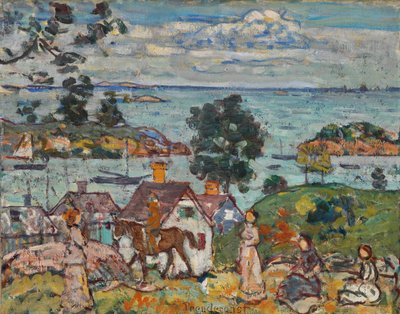 Gloucesterský přístav od Maurice Brazil Prendergast