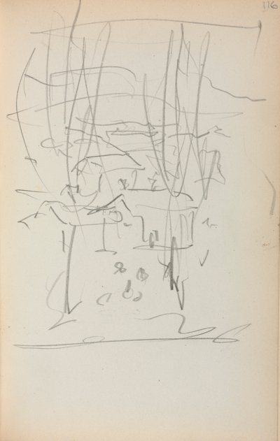 Italský náčrtník: Krajina strana 116, 1898-1899. od Maurice Brazil Prendergast