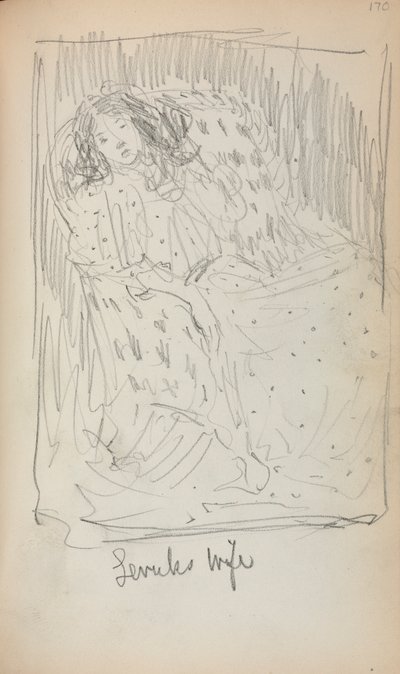 Italský náčrtník: Levuks Wife strana 170, 1898-1899. od Maurice Brazil Prendergast