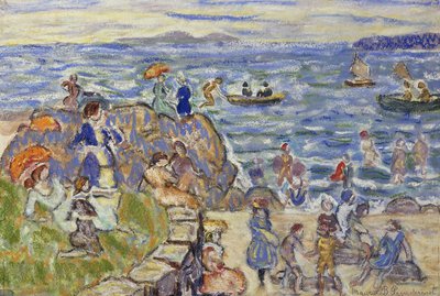 Massachusetts Beach Scéna, od Maurice Brazil Prendergast