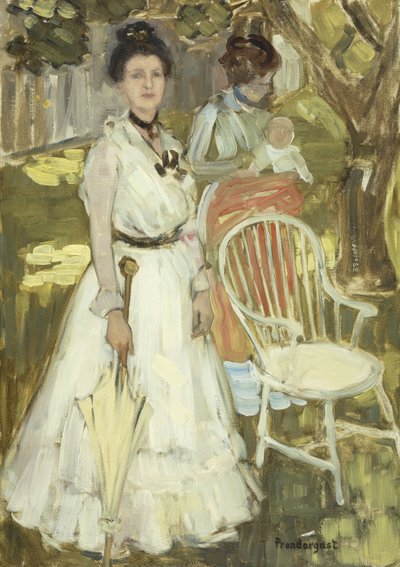 Portrét paní, od Maurice Brazil Prendergast