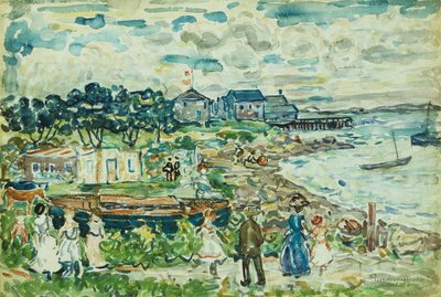 Zátoka, od Maurice Brazil Prendergast