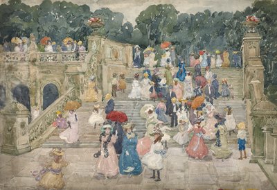 Terasový most, Central Park od Maurice Brazil Prendergast