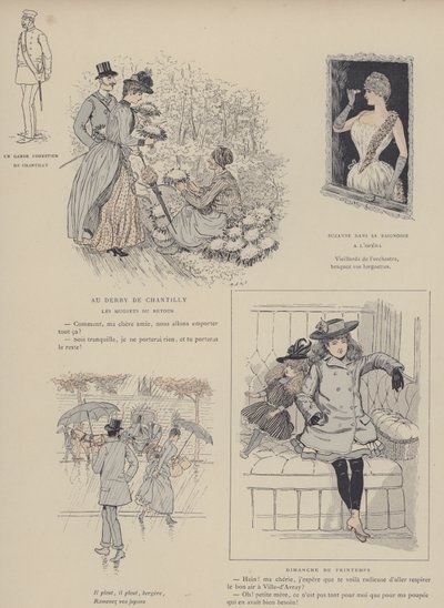 Ilustrace pro Paris Brillant (barevné lito) od Maurice Charles Mathieu Bonvoisin