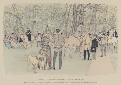 Ilustrace pro Paris Brillant (barevné lito) od Maurice Charles Mathieu Bonvoisin