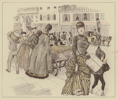 Ilustrace pro Paris Brillant (barevné lito) od Maurice Charles Mathieu Bonvoisin