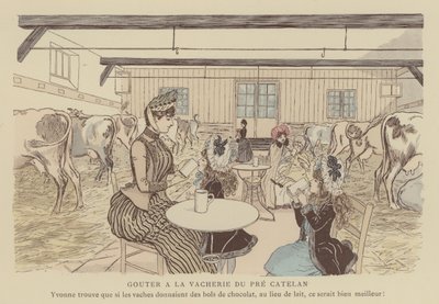 Ilustrace pro Paris Brillant (barevné lito) od Maurice Charles Mathieu Bonvoisin