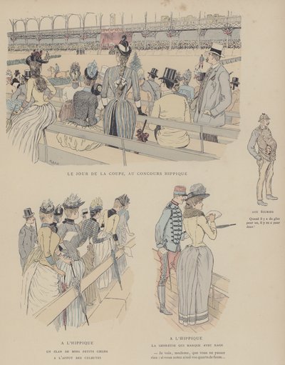 Ilustrace pro Paris Brillant (barevné lito) od Maurice Charles Mathieu Bonvoisin