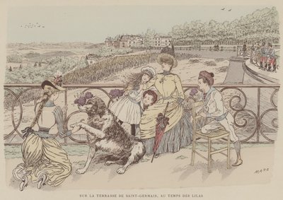 Ilustrace pro Paris Brilliant (barevné lito) od Maurice Charles Mathieu Bonvoisin