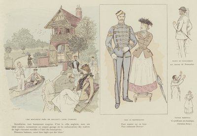 Ilustrace pro La Vie De Londres od Mars od Maurice Charles Mathieu Bonvoisin