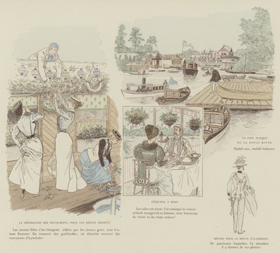 Ilustrace pro La Vie De Londres od Mars od Maurice Charles Mathieu Bonvoisin