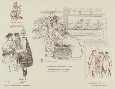 Ilustrace pro La Vie De Londres od Mars od Maurice Charles Mathieu Bonvoisin