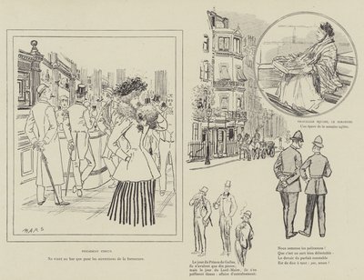 Ilustrace pro La Vie De Londres od Mars od Maurice Charles Mathieu Bonvoisin