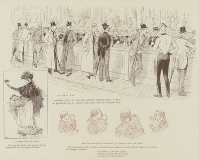 Ilustrace pro La Vie De Londres od Mars od Maurice Charles Mathieu Bonvoisin
