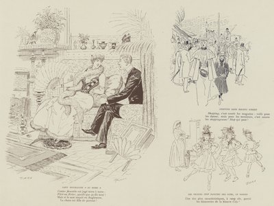 Ilustrace pro La Vie De Londres od Mars od Maurice Charles Mathieu Bonvoisin