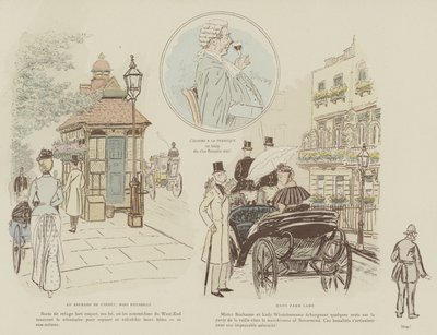 Ilustrace pro La Vie De Londres od Mars od Maurice Charles Mathieu Bonvoisin