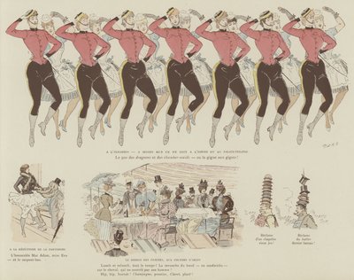 Ilustrace pro La Vie De Londres od Mars od Maurice Charles Mathieu Bonvoisin
