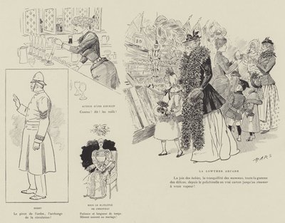 Ilustrace pro La Vie De Londres od Mars od Maurice Charles Mathieu Bonvoisin