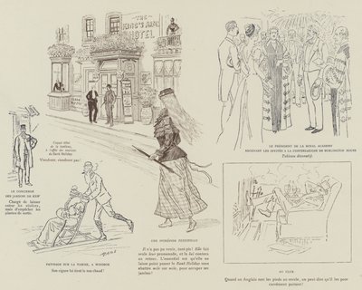 Ilustrace pro La Vie De Londres od Mars od Maurice Charles Mathieu Bonvoisin