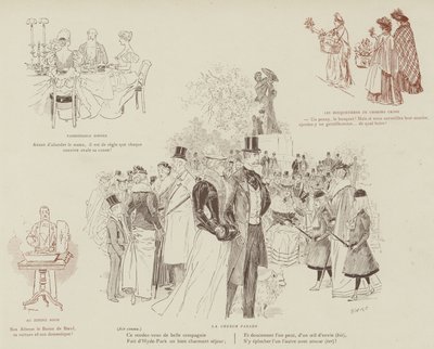 Ilustrace pro La Vie De Londres od Mars od Maurice Charles Mathieu Bonvoisin
