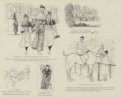 Ilustrace pro La Vie De Londres od Mars od Maurice Charles Mathieu Bonvoisin