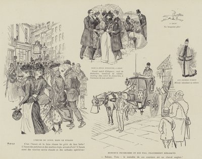 Ilustrace pro La Vie De Londres od Mars od Maurice Charles Mathieu Bonvoisin