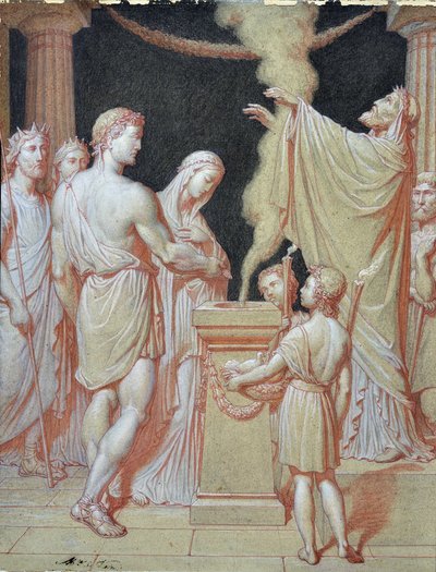 Herkulova svatba (kresba) od Maurice De Vaines