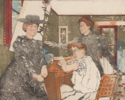 Rodina rytce, 1898. od Maurice Delcourt