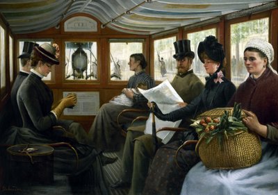 V omnibusu, 1885. od Maurice Delondre