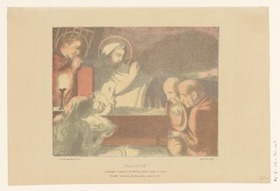 Klanění Ježíšku Nativite (název na objektu) od Maurice Denis