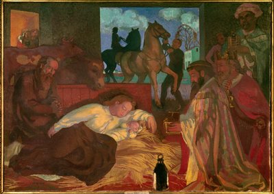 Klanění tří králů od Maurice Denis