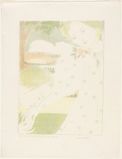 A to je pohlazení jejich rukou, deska osm z Lásky od Maurice Denis