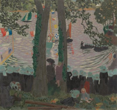 Požehnání jachty na řece Bélon od Maurice Denis