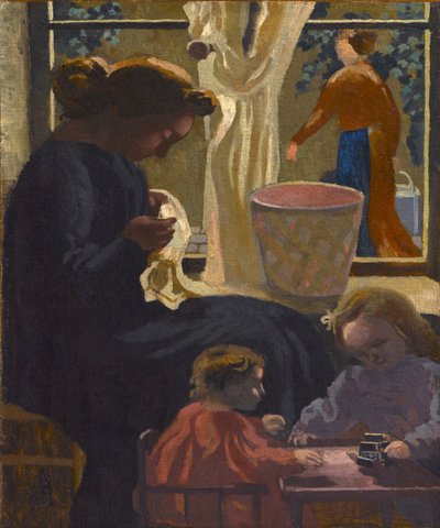 Intimita aneb Ravaudeuse u okna, 1903. od Maurice Denis