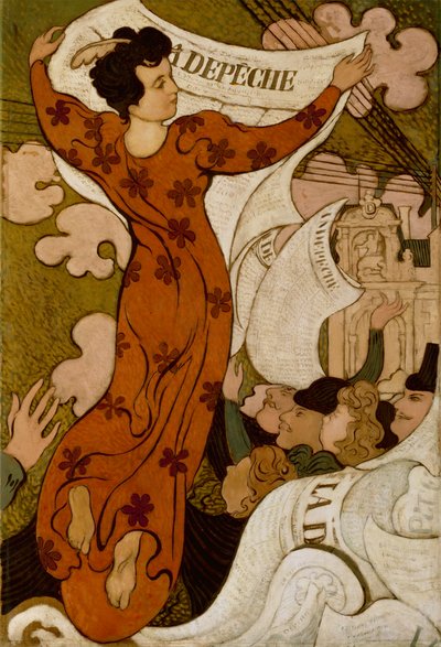 Toulouse Dispatch, 1892 od Maurice Denis