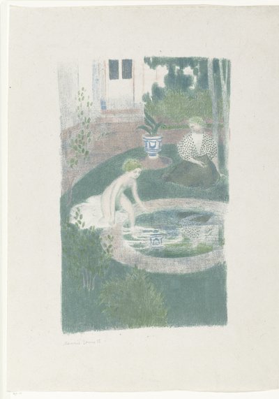 Odraz ve fontáně od Maurice Denis