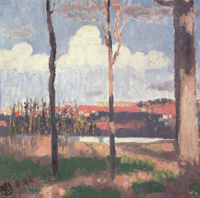 Akvadukt Marly při pohledu z Pecq od Maurice Denis