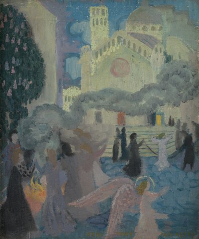 Pokání, cca 1896 (olej na palubě) od Maurice Denis