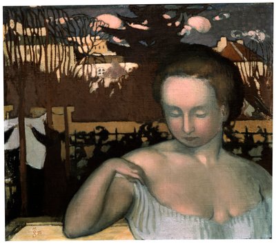 Portrét manželky umělců, 1893. od Maurice Denis
