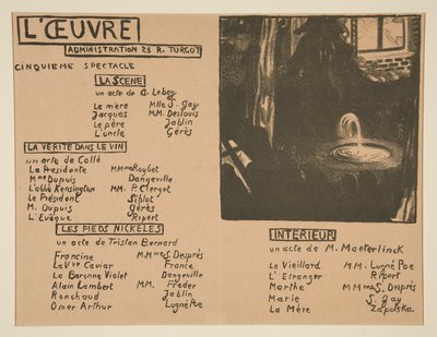 Program divadla L od Maurice Denis