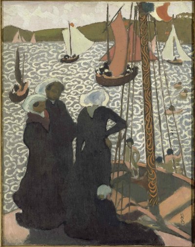 Regaty Régates à Perros-Guirec Regattas v Perros-Guirec, 1892. od Maurice Denis
