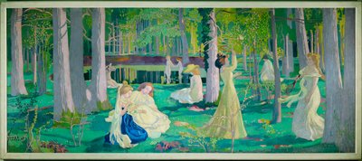Raketoplán (malba na plátně) od Maurice Denis