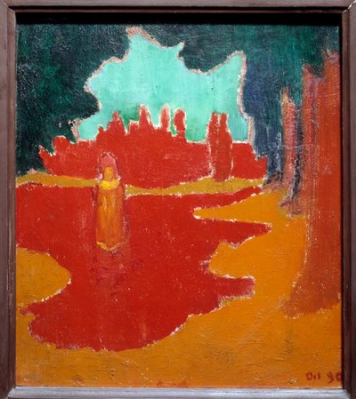 Sluneční skvrny na terase. Obraz Maurice Denise (1870-1943) od Maurice Denis